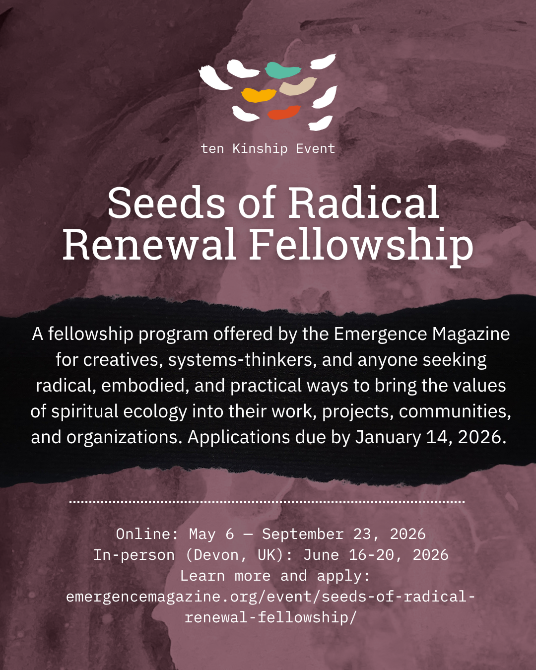 Seeds of Radical Renewal Fellowship