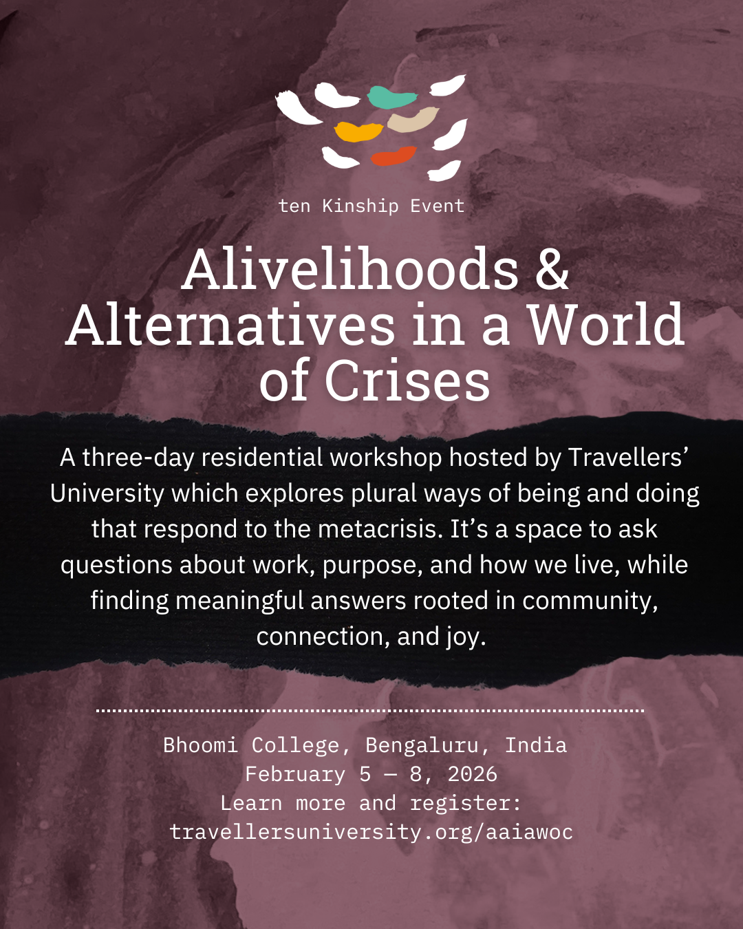 Alivelihoods & Alternatives in a World of Crises